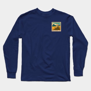 MTG - Plains Stamp - Gnitara - Postage Stamp Series Long Sleeve T-Shirt